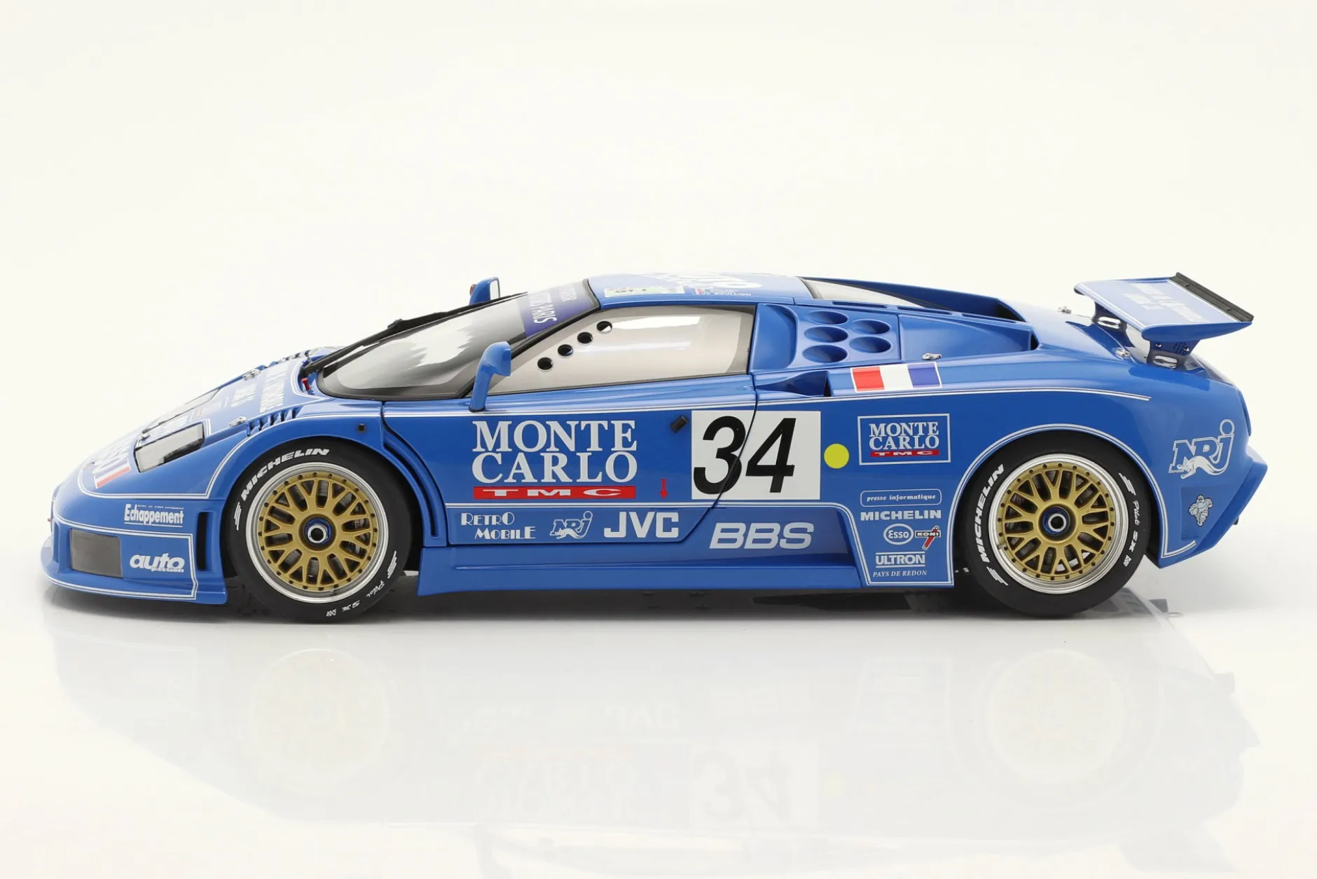 Bugatti EB110 SS #34 24h LeMans 1994 Cudini, Helary, Bouillon 1:18 AUTOart
