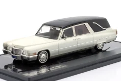 Cadillac Superior Crown Sovereign Landaulet Funeral Car 1970 schwarz / weiß 1:43 Matrix