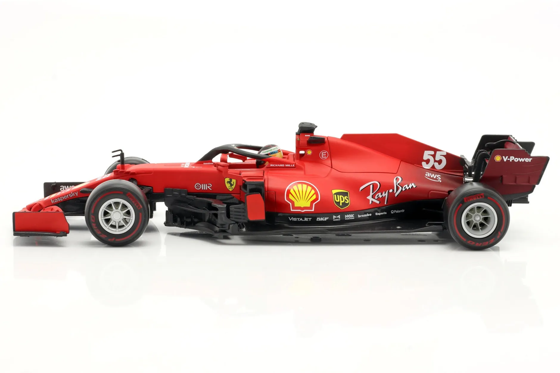 Carlos Sainz jr. Ferrari SF21 #55 Formel 1 2021 1:18 Bburago
