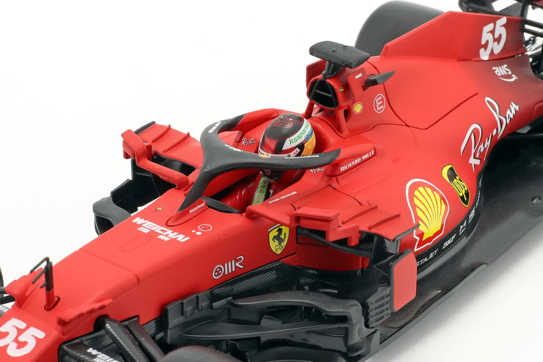 Carlos Sainz jr. Ferrari SF21 #55 Formel 1 2021 1:18 Bburago