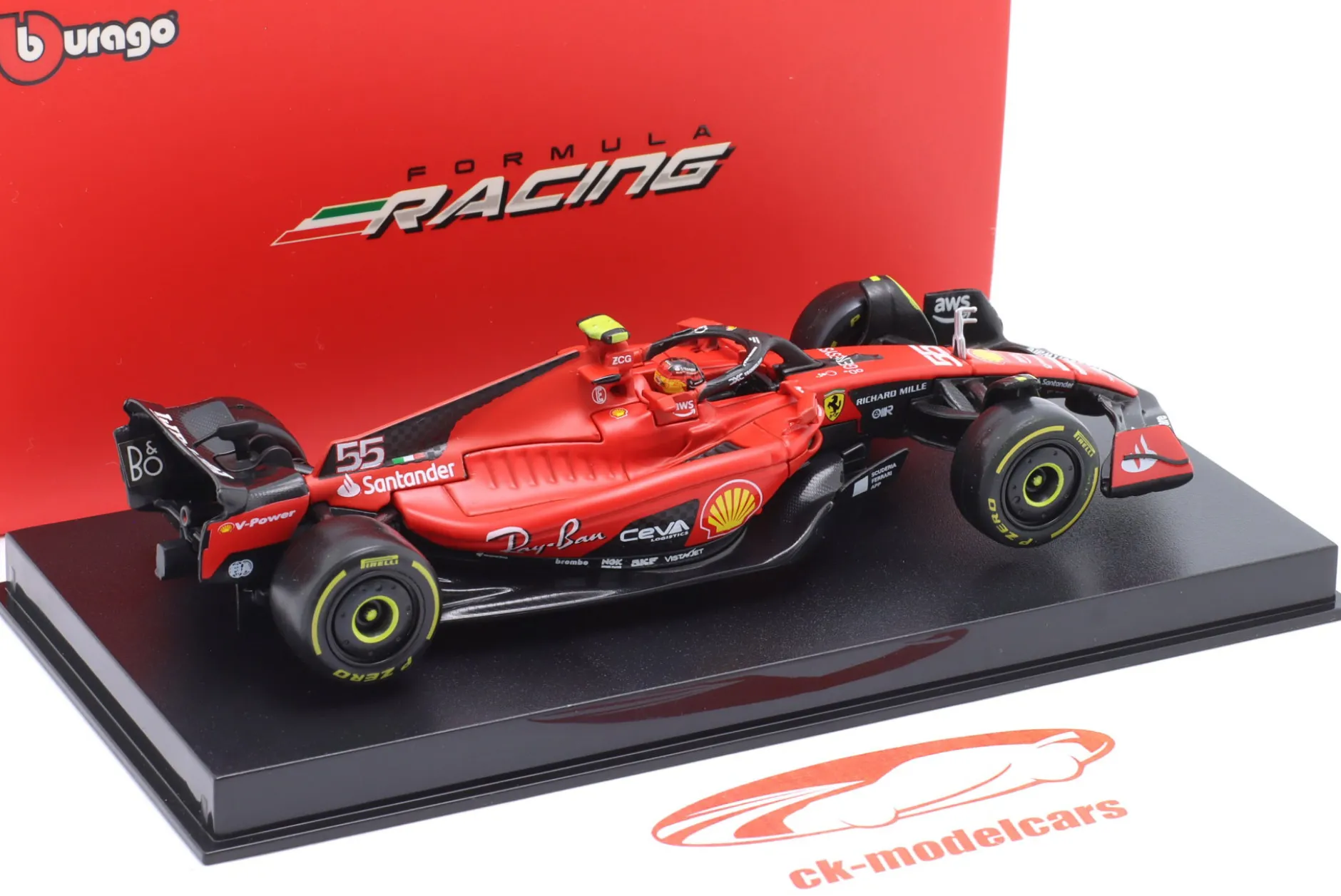 Carlos Sainz Jr. Ferrari SF-23 #55 Formel 1 2023 1:43 Bburago