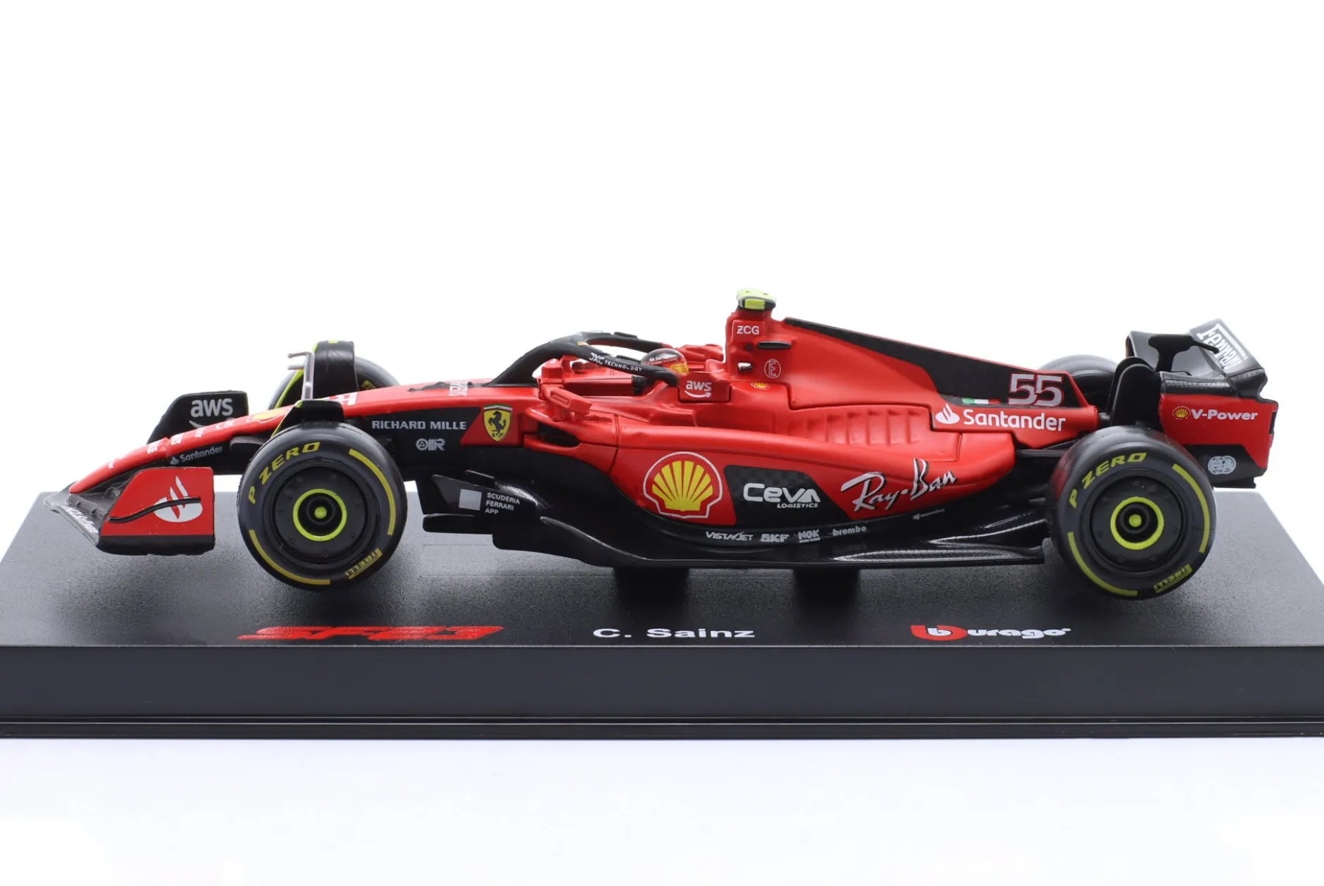 Carlos Sainz Jr. Ferrari SF-23 #55 Formel 1 2023 1:43 Bburago