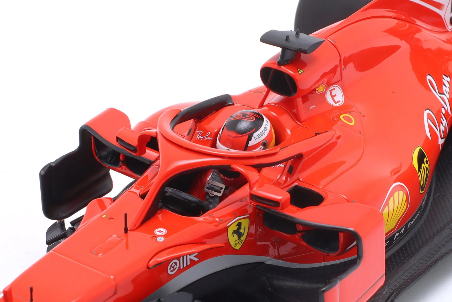 Carlos Sainz jr. Ferrari SF71H #55 Formel 1 Test Fiorano Januar 2021 1:18 BBR