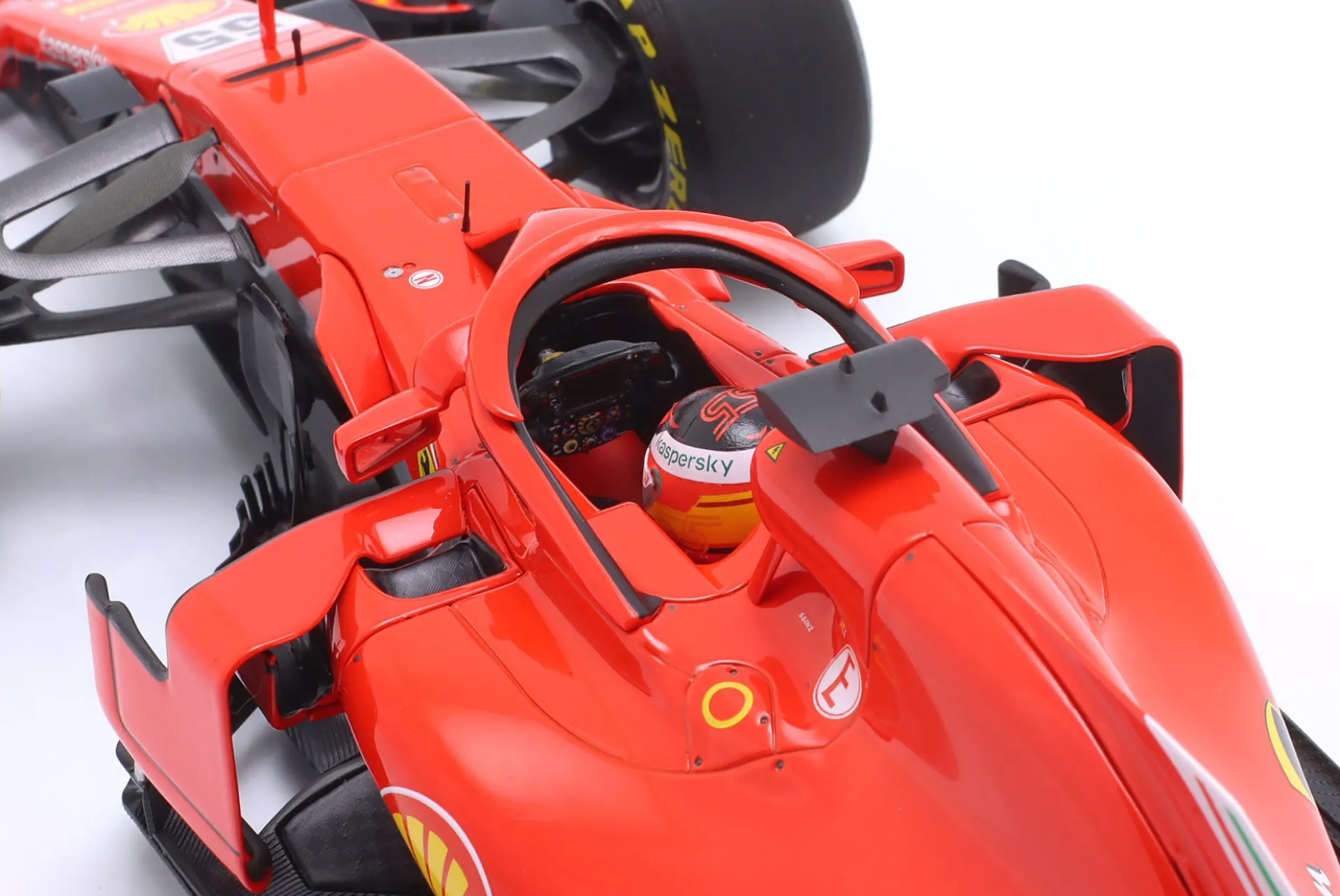 Carlos Sainz jr. Ferrari SF71H #55 Formel 1 Test Fiorano Januar 2021 1:18 BBR