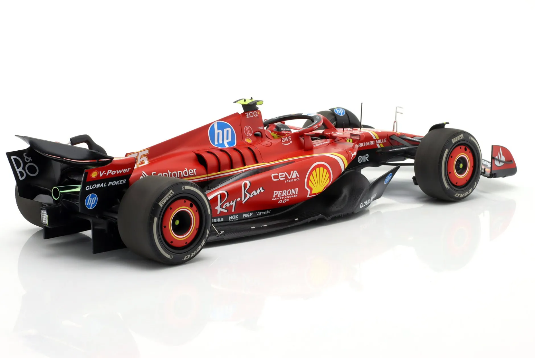 Carlos Sainz jr. Ferrari SF-24 #55 2nd USA GP Formel 1 2024 1:18 BBR