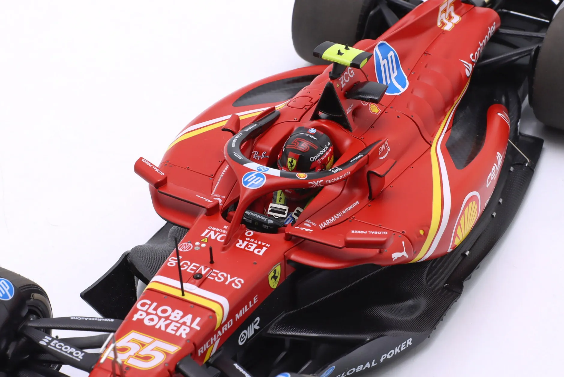 Carlos Sainz jr. Ferrari SF-24 #55 2nd USA GP Formel 1 2024 1:18 BBR
