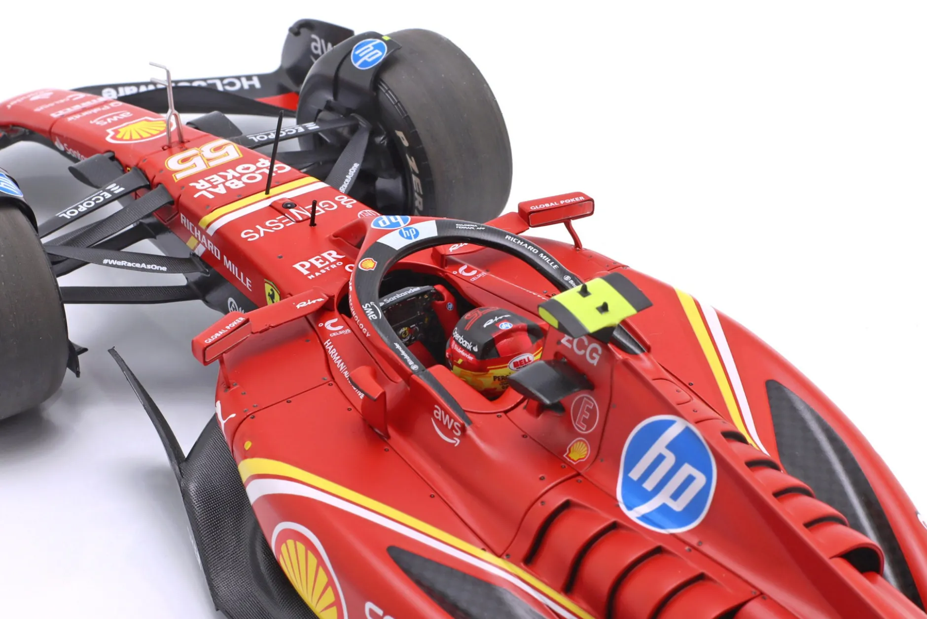 Carlos Sainz jr. Ferrari SF-24 #55 2nd USA GP Formel 1 2024 1:18 BBR