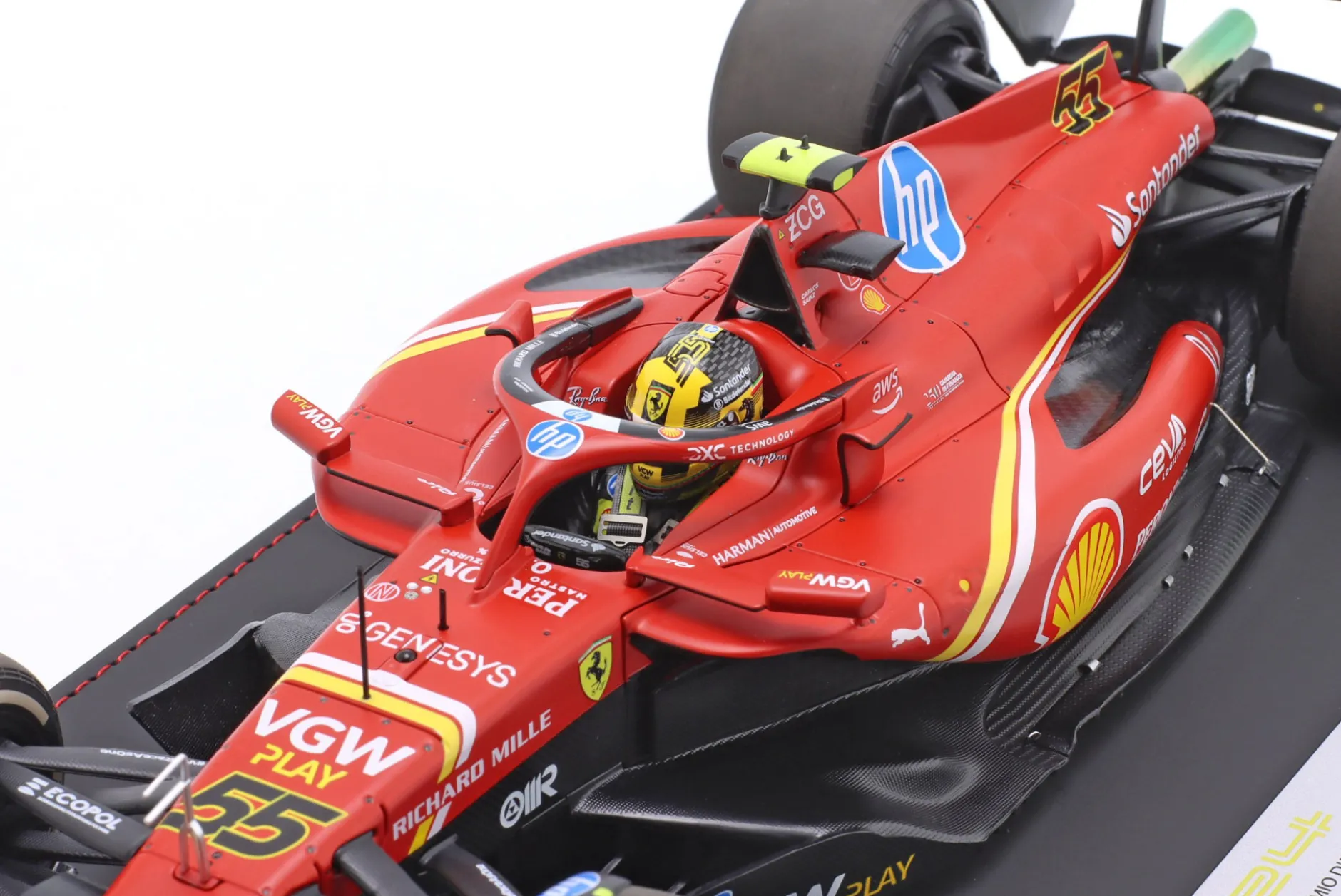 Carlos Sainz jr. Ferrari SF-24 #55 4th Italien GP Formel 1 2024 1:18 BBR