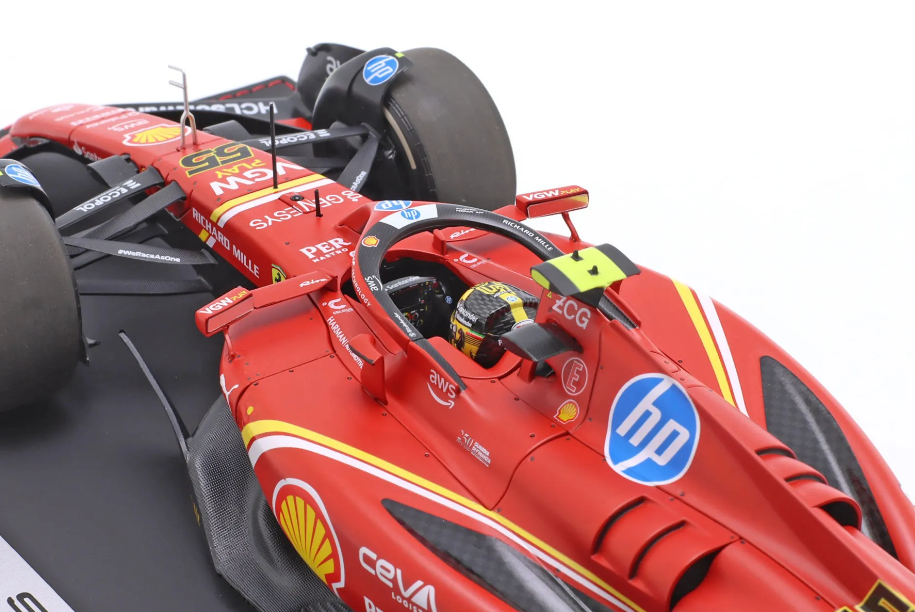 Carlos Sainz jr. Ferrari SF-24 #55 4th Italien GP Formel 1 2024 1:18 BBR