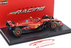 Carlos Sainz jr. Ferrari SF-24 #55 5th Imola GP Formel 1 2024 1:43 Bburago