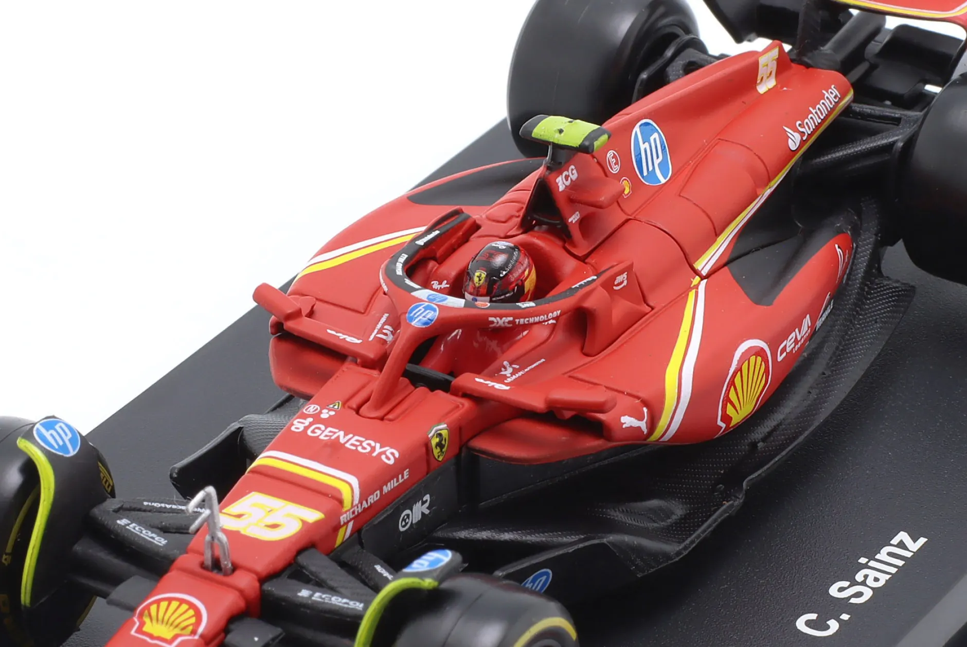 Carlos Sainz jr. Ferrari SF-24 #55 5th Imola GP Formel 1 2024 1:43 Bburago