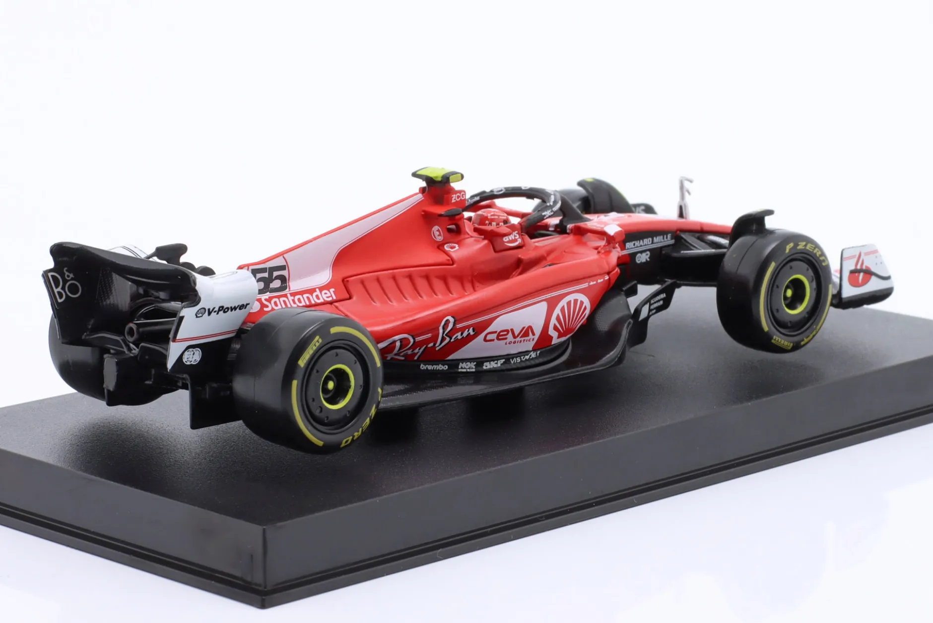 Carlos Sainz jr. Ferrari SF23 #55 6th Las Vegas GP Formel 1 2023 1:43 Bburago