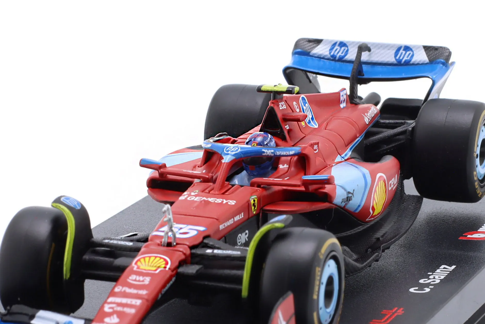 Carlos Sainz jr. Ferrari SF-24 #55 5th Miami GP Formel 1 2024 1:43 Bburago