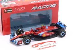Carlos Sainz jr. Ferrari SF-24 #55 5th Miami GP Formel 1 2024 1:43 Bburago