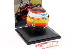 Carlos Sainz jr. Scuderia Ferrari #55 Formel 1 2021 Helm 1:5 Spark Editions