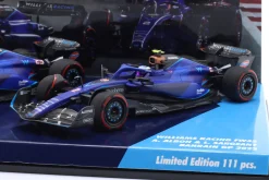 2-Car Set Albon #23 & Sargeant #2 Bahrain GP Formel 1 2023 1:43 Minichamps