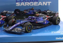 2-Car Set Albon #23 & Sargeant #2 USA GP Formel 1 2023 1:43 Minichamps