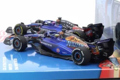 2-Car Set Alex Albon #23 Las Vegas & Austin GP Formel 1 2023 1:43 Minichamps
