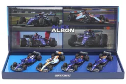 4-Car Set Alex Albon Williams FW45 #23 Formel 1 2023 1:43 Minichamps