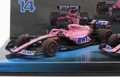 2-Car Set Alonso #14 & Ocon #31 Bahrain GP Formel 1 2022 1:43 Minichamps