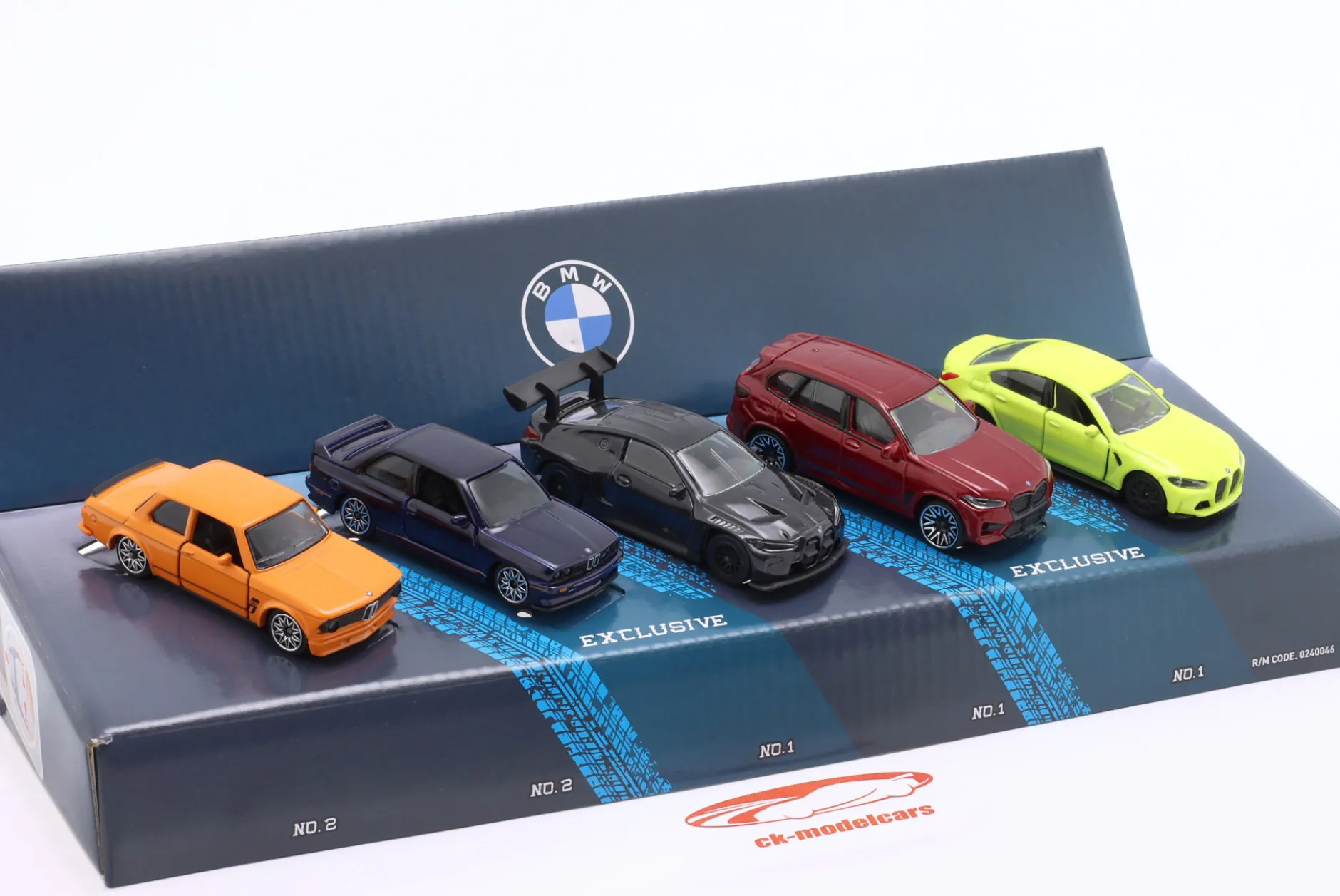 5-Car Set BMW Geschenkset 1:64 Majorette