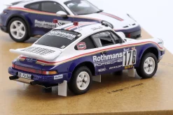 2-Car Set 911 Dakar Rallye Rothmans: Porsche 953 #176 & 911 Dakar 1:43 Spark