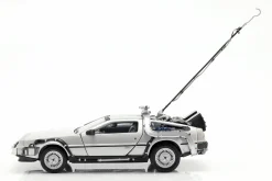 3 Car-Set DeLorean DMC-12 Back to the Future Part 1-3 1985-90 1:24 Welly