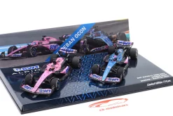 2-Car Set Esteban Ocon #31 Bahrain & Miami GP Formel 1 2023 1:43 Minichamps