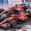 4-Car Set Ferrari Charles Leclerc Formel 1 2023-2024 1:43 Bburago