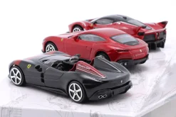 3-Car Set Ferrari Monza SP2 / FXX-K #10 / Roma 1:43 Bburago