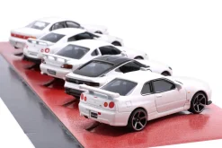 5-Car Set Geschenk-Set Nissan weiß 1:64 Majorette