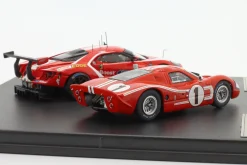 2-Car Set 24h LeMans: Ford GT40 #1 1967 & Ford GT #67 2019 1:43 Ixo