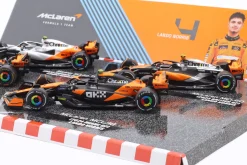 4-Car Set Lando Norris McLaren Formel 1 2023-2024 1:43 Bburago