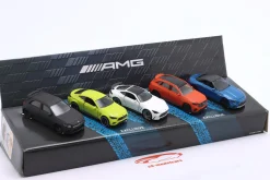 5-Car Set Mercedes-Benz AMG 1:64 Majorette