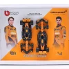 2-Car Set Norris #4 & Piastri #81 McLaren MCL38 Miami GP Formel 1 2024 1:43 Bburago