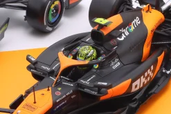2-Car Set Norris #4 & Piastri #81 McLaren MCL38 Miami GP Formel 1 2024 1:24 Bburago