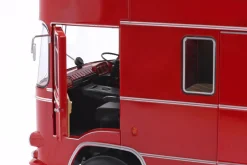 3-Car Set: OM Fiat 150 Rolfo Renntransporter mit 2x Ferrari 330 P3 1:18 WERK83