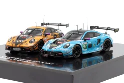 2-Car Set: Porsche 911 GT3 R 24h LeMans Klassensieger LMGT3 2025 & LMGT3 2024 1:43 Ixo