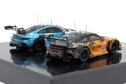 2-Car Set: Porsche 911 GT3 R 24h LeMans Klassensieger LMGT3 2025 & LMGT3 2024 1:43 Ixo