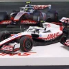 2-Car Set Schumacher #47 & Magnussen #20 Bahrain GP Formel 1 2022 1:43 Minichamps