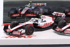 2-Car Set Schumacher #47 & Magnussen #20 Bahrain GP Formel 1 2022 1:43 Minichamps
