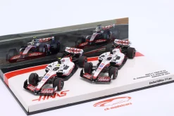 2-Car Set Schumacher #47 & Magnussen #20 Bahrain GP Formel 1 2022 1:43 Minichamps