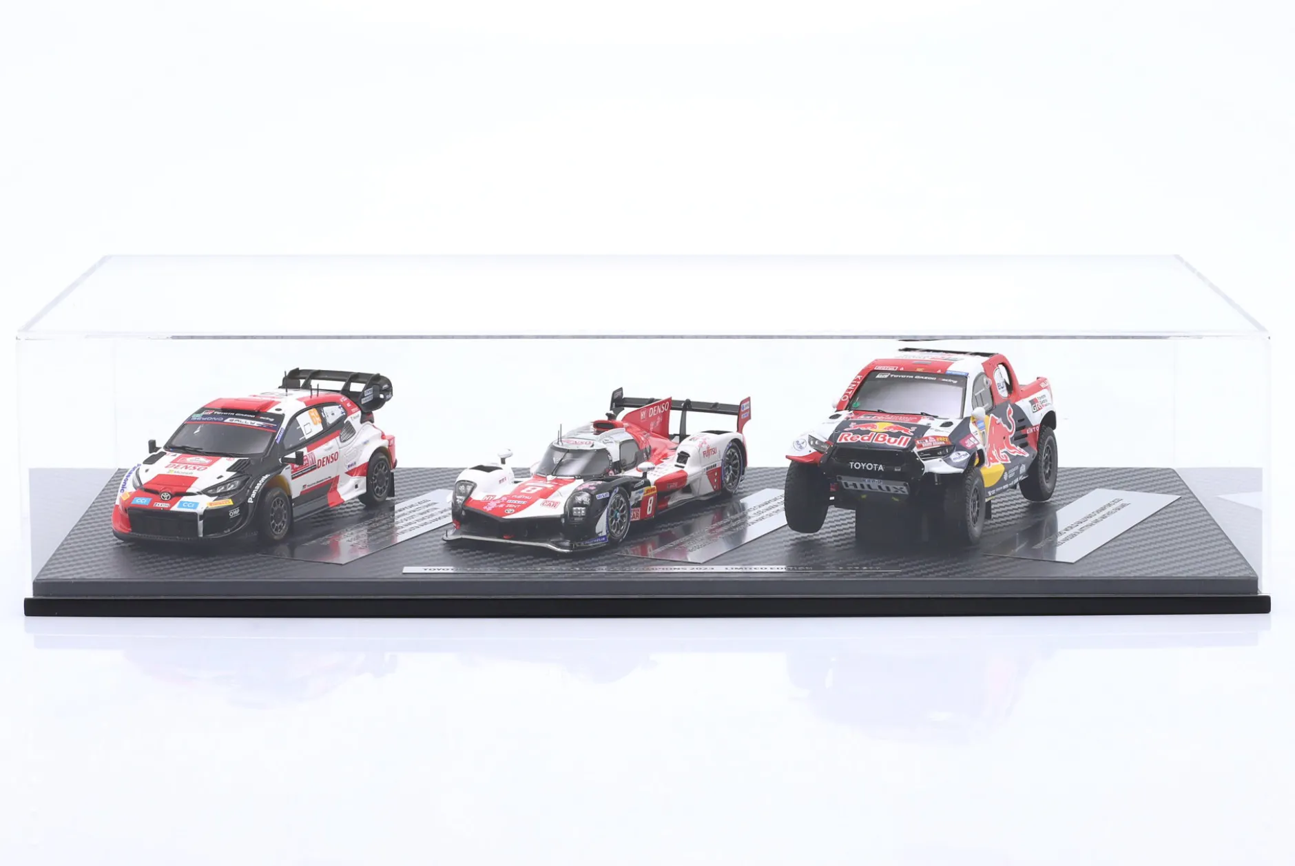 3-Car Set Toyota Gazoo Racing Triple Champion 2023 1:43 Spark