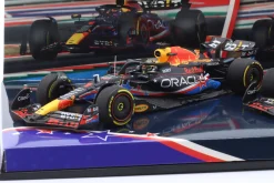 2-Car Set Verstappen #1 & Perez #11 USA GP Formel 1 Weltmeister 2023 1:43 Minichamps