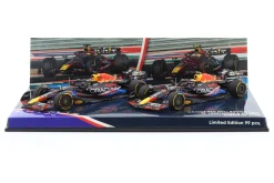 2-Car Set Verstappen #1 & Perez #11 USA GP Formel 1 Weltmeister 2023 1:43 Minichamps