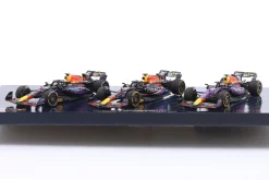 3-Car Set Verstappen Sieger Miami / USA / Las Vegas GP Formel 1 Weltmeister 2023 1:43 Minichamps