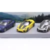 3-Car Set: 2x Porsche 911 (992) & 1x Porsche 718 (982) 1:43 Bburago