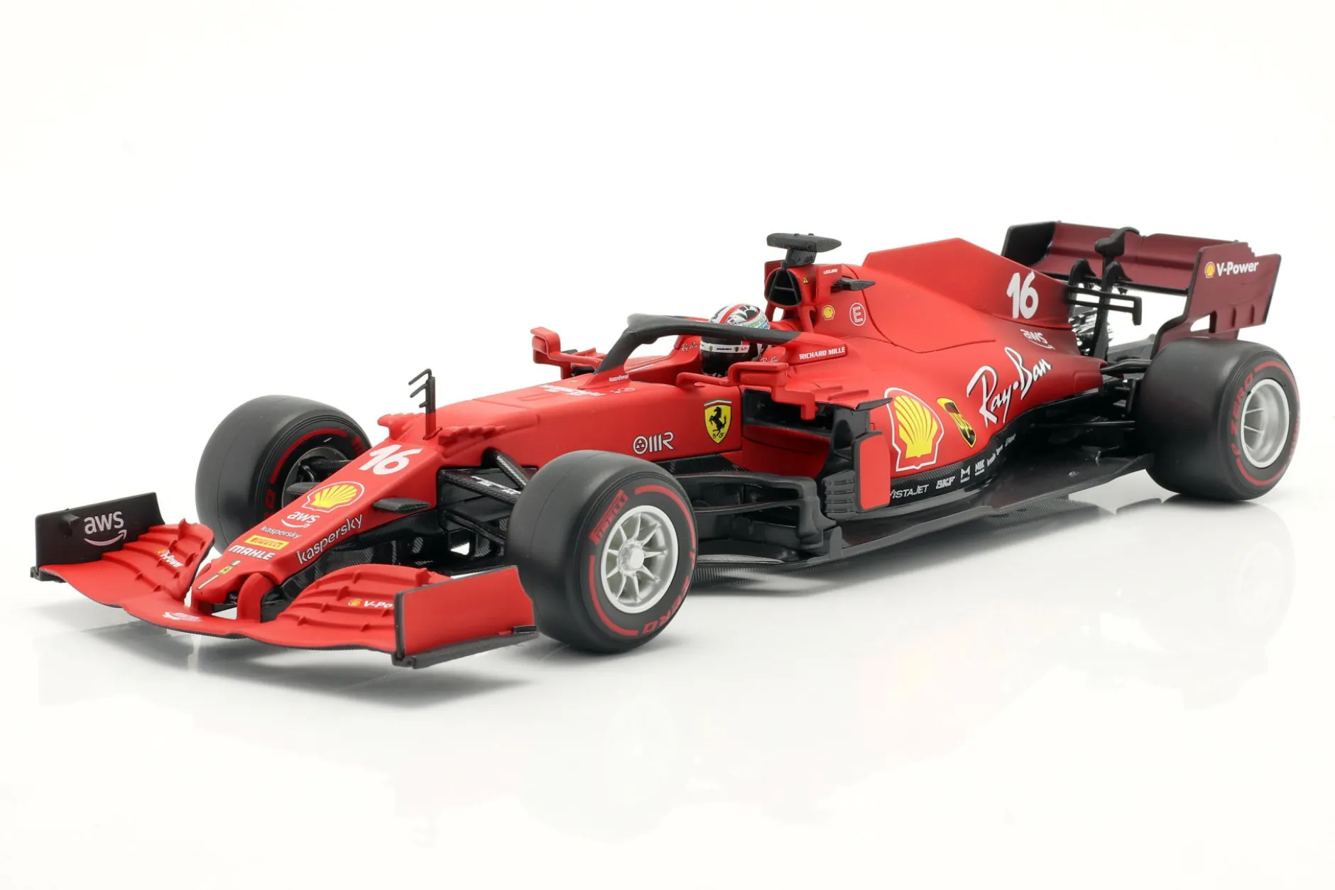 Charles Leclerc Ferrari SF21 #16 Formel 1 2021 1:18 Bburago
