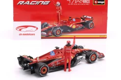Charles Leclerc Ferrari SF-24 #16 Formel 1 2024 mit Figur 1:24 Bburago