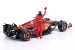 Charles Leclerc Ferrari SF-24 #16 Formel 1 2024 mit Figur 1:24 Bburago